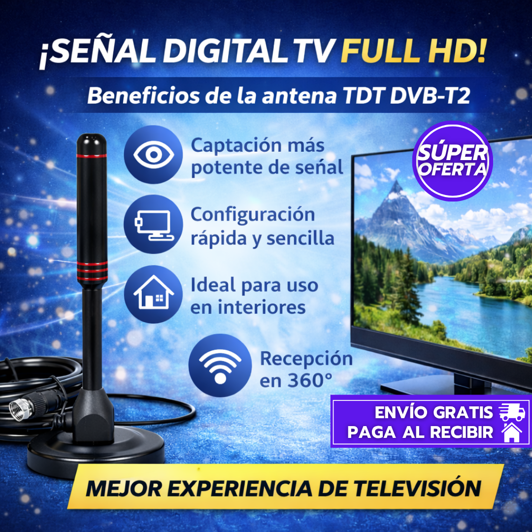 SignalBoost: Antena TDT HD que mejora la señal y elimina interferencias