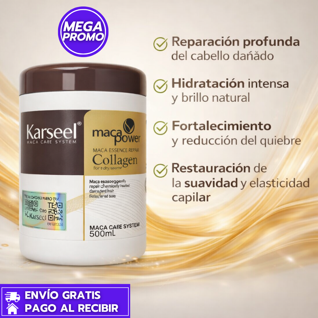 HairReborn: Tratamiento con colágeno que repara, fortalece y devuelve brillo al cabello dañado